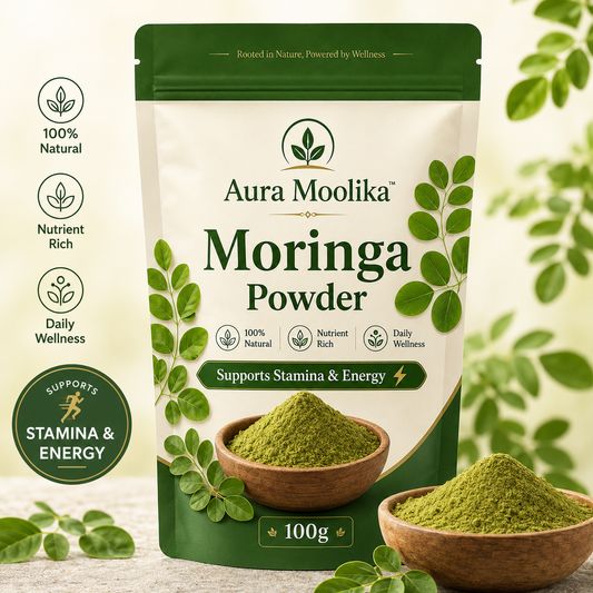 Moringa Powder - Natural Stamina & Energy Superfood for Adults